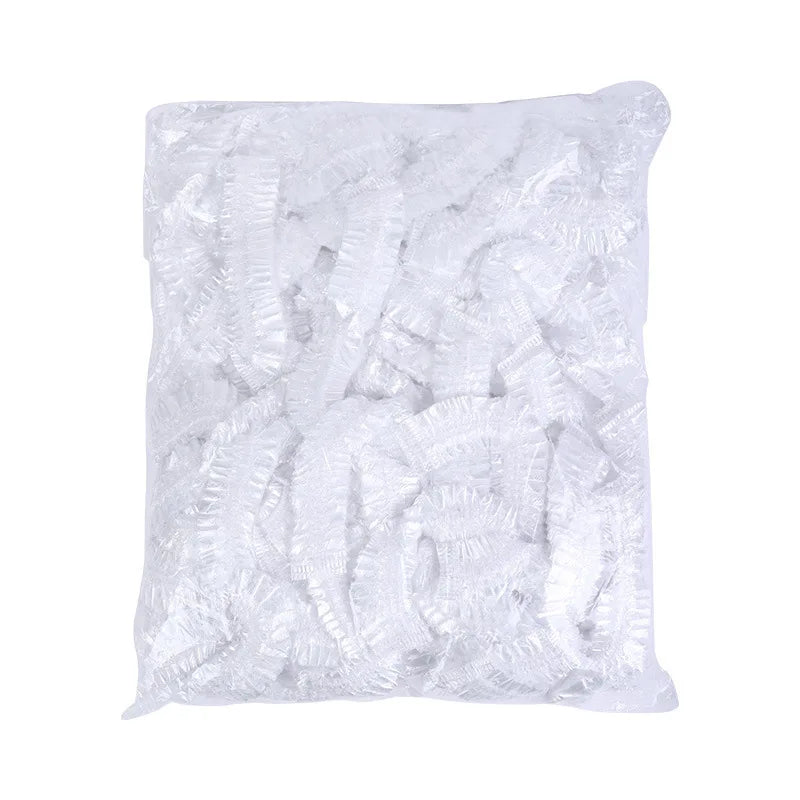100PCS Disposable Food Cover Plastic Wrap Kithchen Refrigerator Fruit Food Stretch Protection Flim Dustproof Bowls Cups Caps Bag Qme 100PCS