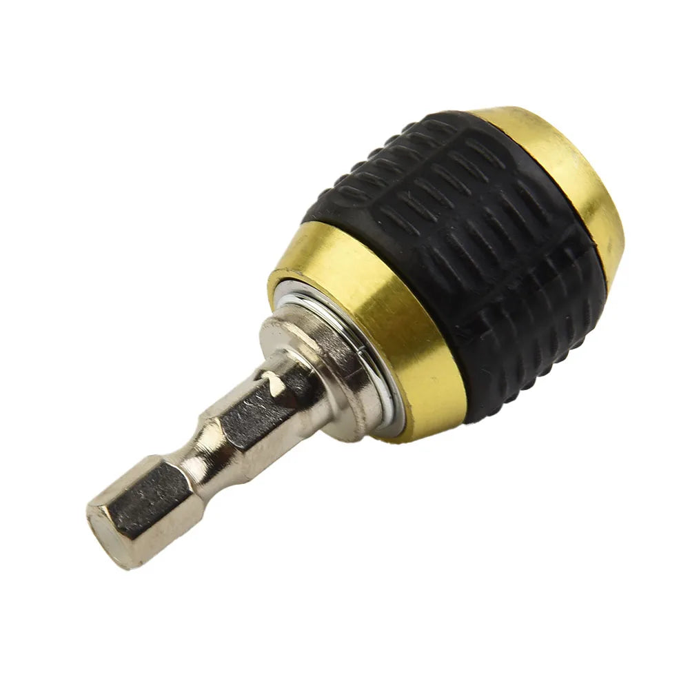 1pc Hex Shank Connecting Rod 50mm Keyless Drill Chuck Driver Quick Change Convertor Drill Bit Holder Drill Chuck Adapter Tools Qme Default Title