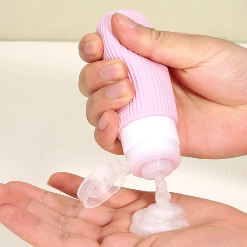 Portable Silicone Travel Dispenser Bottles Leakproof Refillable Qme