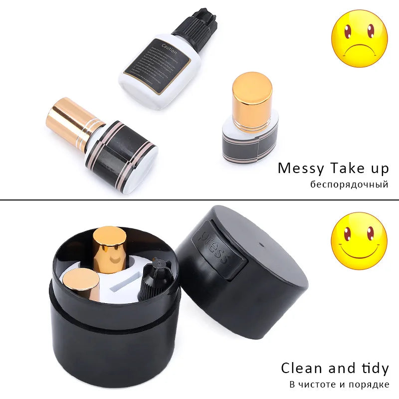 Eyelash Glue Storage Tank Container Lash Lifting Individual Adhesive Qme