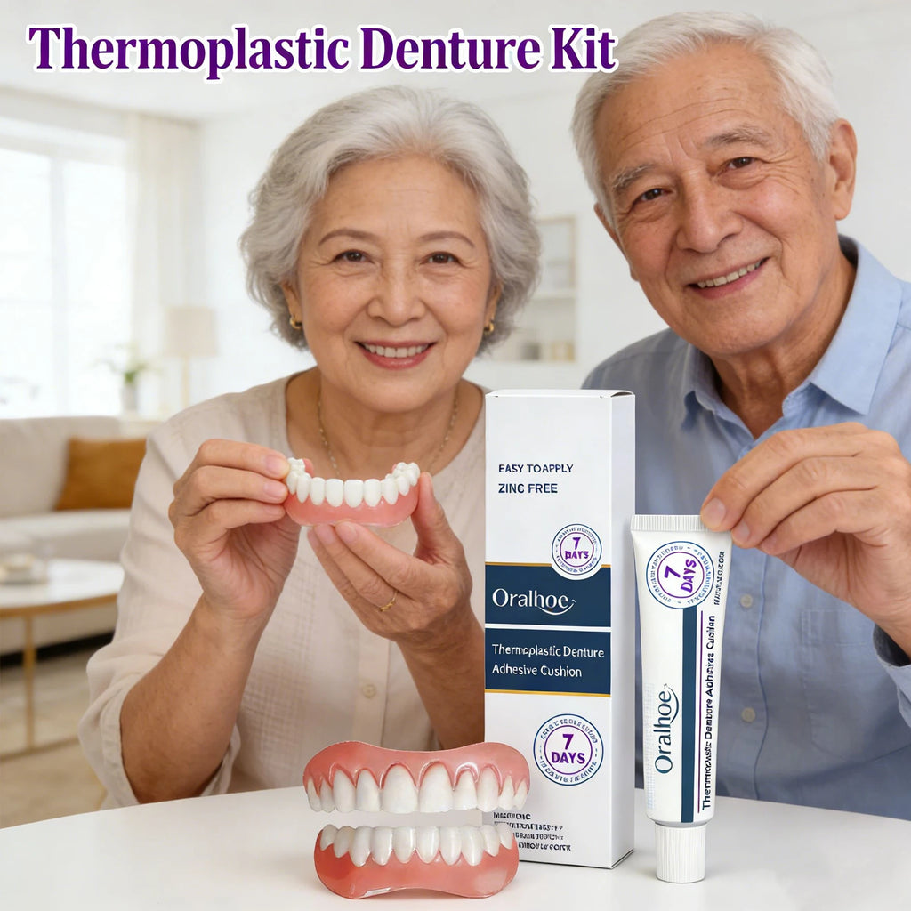 Soft Silicone Dentures Thermoplastic Denture Adhesive Cream Cover Qme