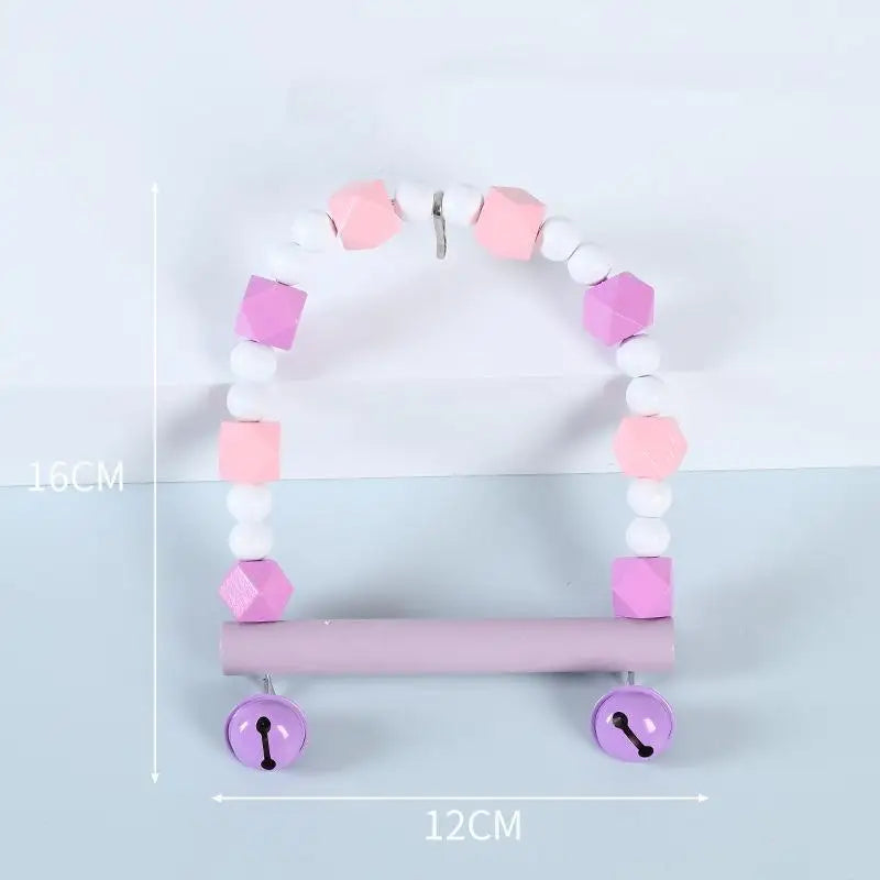 Bridge Bird Supplies Climbing Toys Cage Accessories Colorful Pet Qme A9