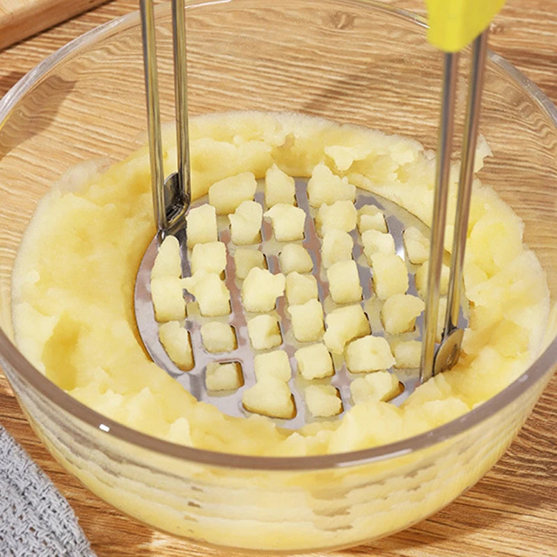 Manual Potato Masher Pressed Smasher Portable Kitchen Tool Babies Qme