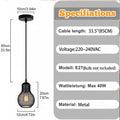 Vintage restaurant pendant light corridor cement column forged iron lampshade LED E27 coffee shop home decoration pendant light Qme black