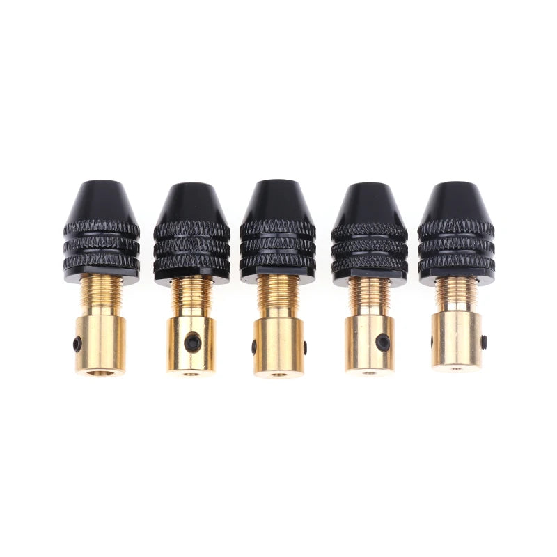 Universal Small Electronic Drill Bit Collet Mini Chuck Tool Set Fixture Clamp Micro Electric Drill Chuck 0.3-3.4mm Qme