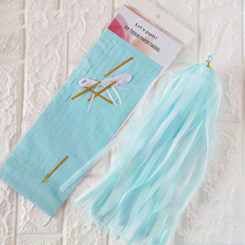 Valentine's Day Gradient 2-Meter Color Tassel Party Decoration Qme