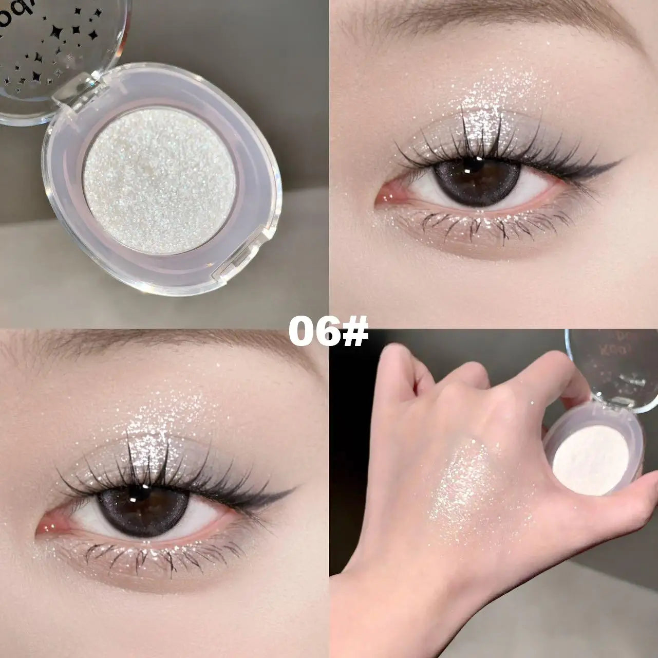 3D Color-glowing High-gloss Hightliter Powder Glitter Pearlescent Qme K23-06
