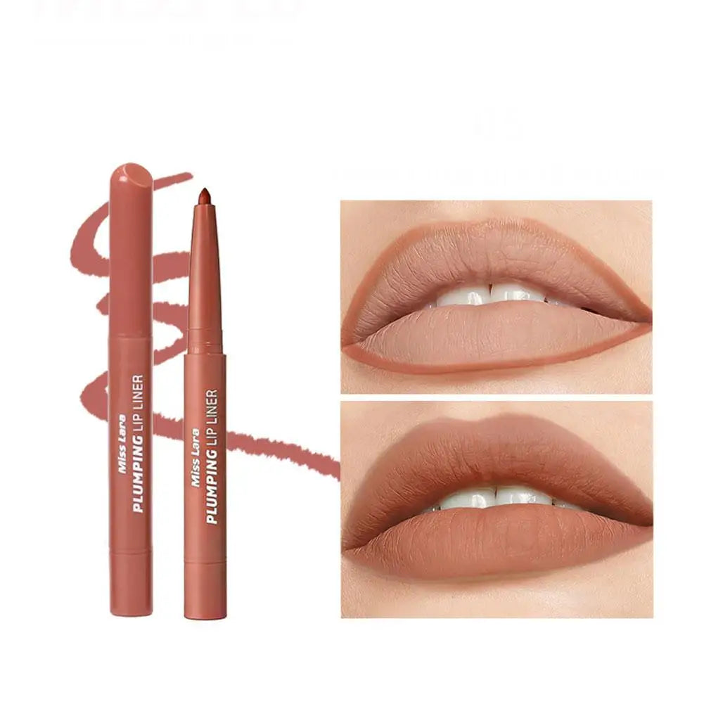 2-in-1 Lip Liner Smooth Blendable Soft Matte Contour Pencil Shaping Qme 05