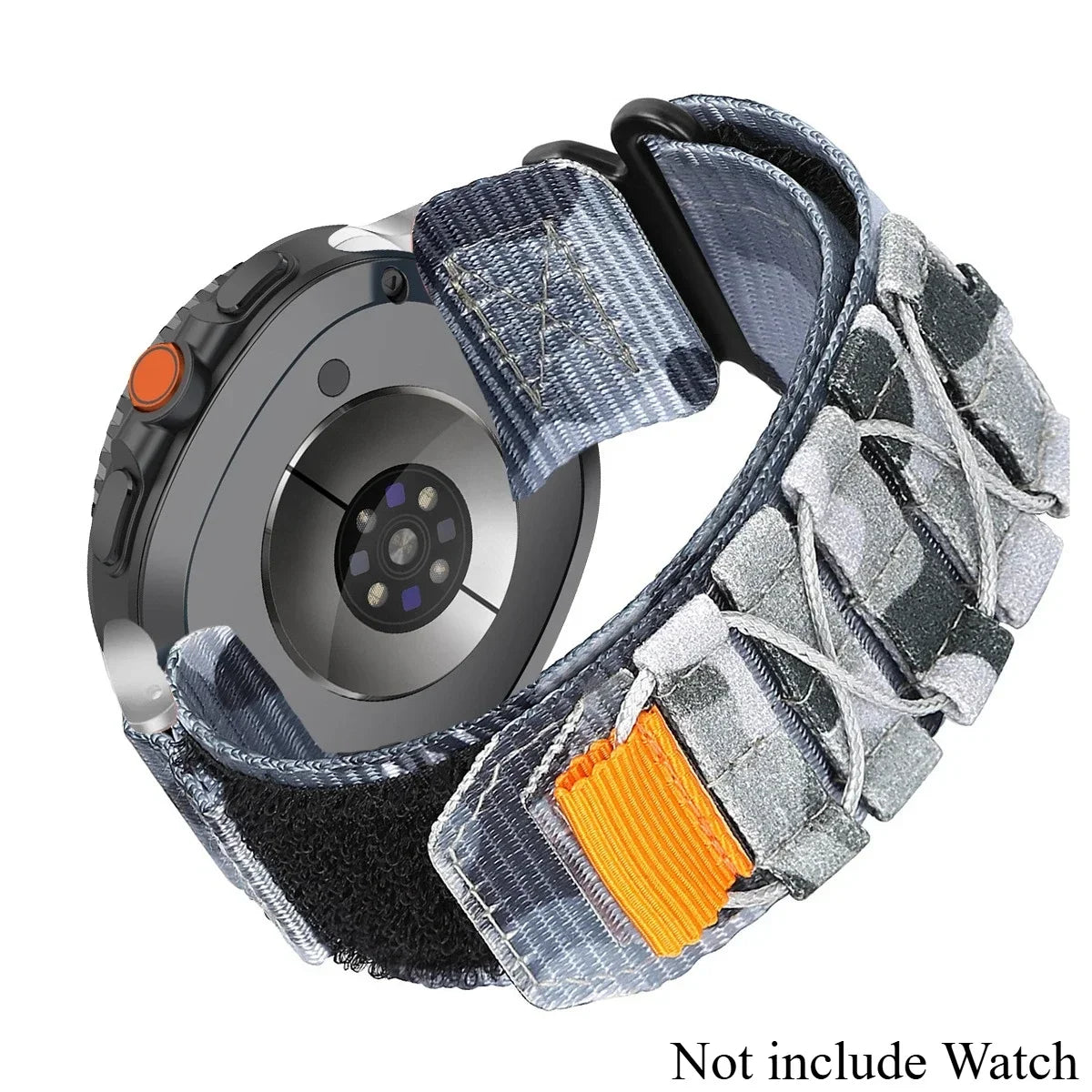 Nylon Strap for Samsung Galaxy Watch Ultra 2 No Gaps Quick Fit Band Sports Bracelet for Galaxy Watch 8 40 44/8classic Wristband Qme HMcS Galaxy Watch 8 44MM