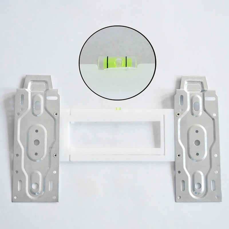 1PC Universal Wall Mount Adjustable Support Bracket for Home Split Air Conditioner Indoor Unit with Level Gauge. Qme