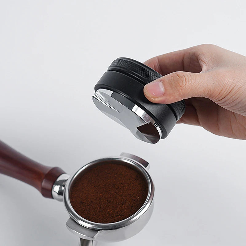 Espresso Distribution Tool Leveler 3 Angled Slopes Adjustable Palm Qme