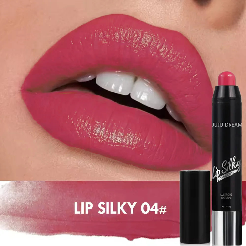 Matte 4-Color Lipstick Pen Waterproof Long-lasting Easy Apply Qme CHILLI RED