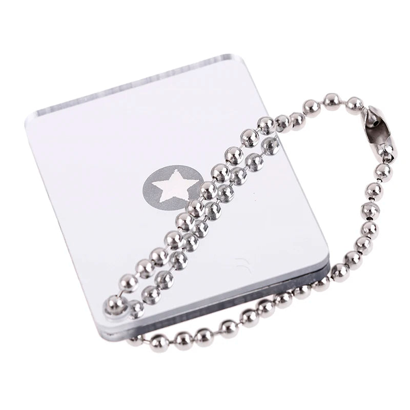 Portable Emergency Floating Signal Mirror Suvival EDC Reflective Qme Style1