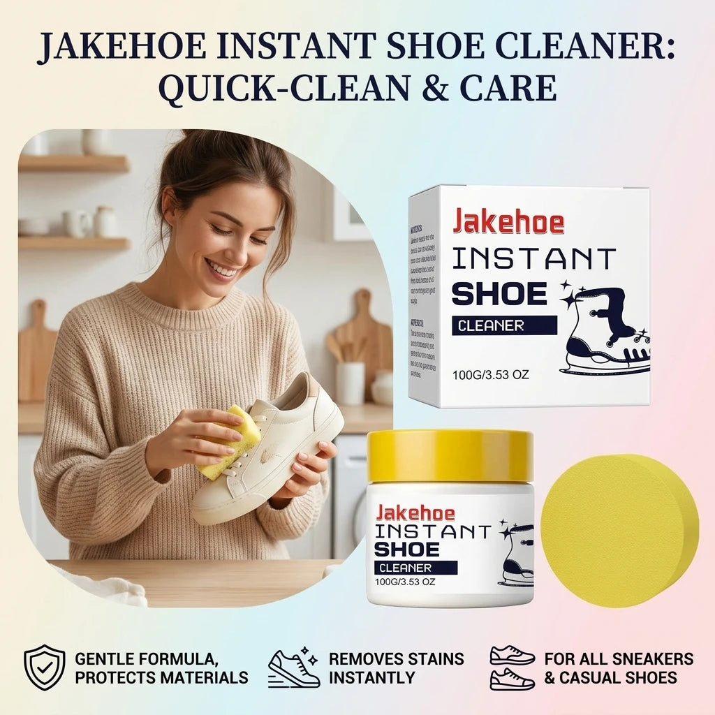 Instant Shoe Cleaning Cream Removing Stains Restore Luster Form a Protective Layer Prevent Yellowing All‑purpose Sneaker Cleaner Qme