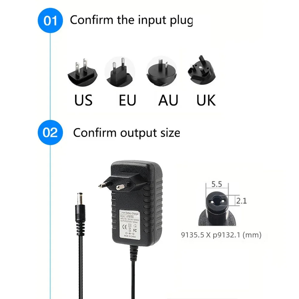 Power Cord Charger Adapter for 0.5A, AC 110 to 220V, DC 9V, 12V, 18V, 19V, 20V, 22V, 24V, 26V, 27V, 30V, 1A Qme