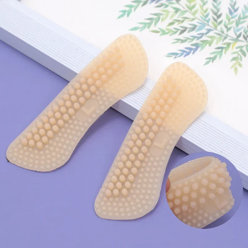 Upgrade Silicone Heel Stickers Heels Grips Women Men Anti Slip Qme B(L) China Mainland