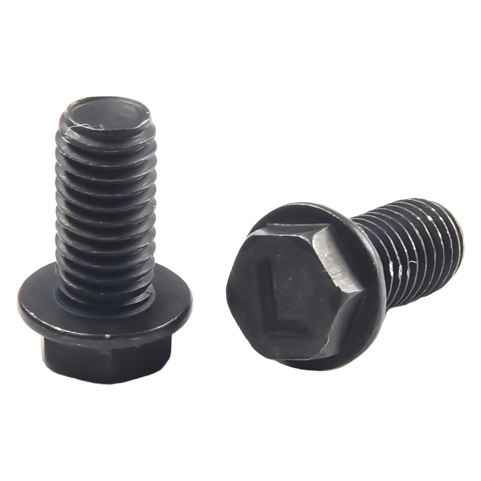 10 Pcs Saw Blade Screw M8 M7 M6 Left Hand Thread Hex Flange 6mm/7mm/ 8mm For Cutting Machine High Strength And Hardness Qme
