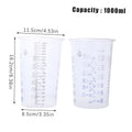 Accurate Mixing Paints Liquids Paint Calibrated Cup Plastic Cups Pots Qme one size