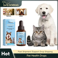 Yegbong Pet Health Drops Cats Dogs Balanced Nutrition Enhance Puppy Kitten Disease Immunity Multi Vitamin Pet Health Supplements Qme Default Title