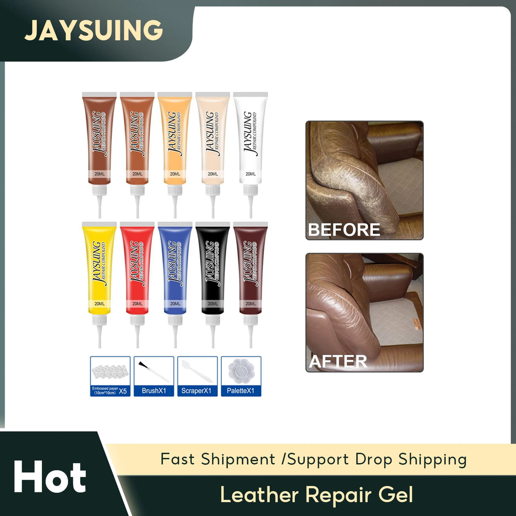 Leather Repair Paste Car Seat Scratch Removal Leather Crack Restoration Repair Sofa Filler Leather Complementary Refurbish Cream Qme