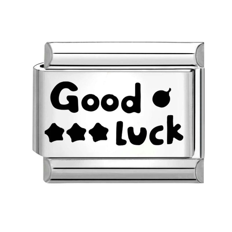 Wholesale 2026 Women Men Girls Best Dad Charm Italian Link Fit 9mm Bracelet Stainless Steel DIY Making Jewelry Gift Dropshipping Qme Style 20