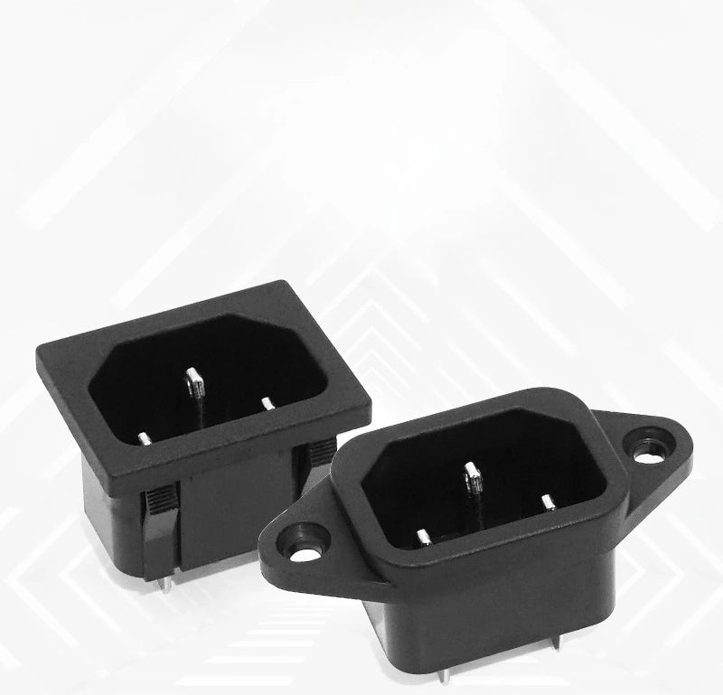 10pcs C14 product socket, cabinet/rice cooker/computer power adapter, cassette AC socket SS-120 Qme