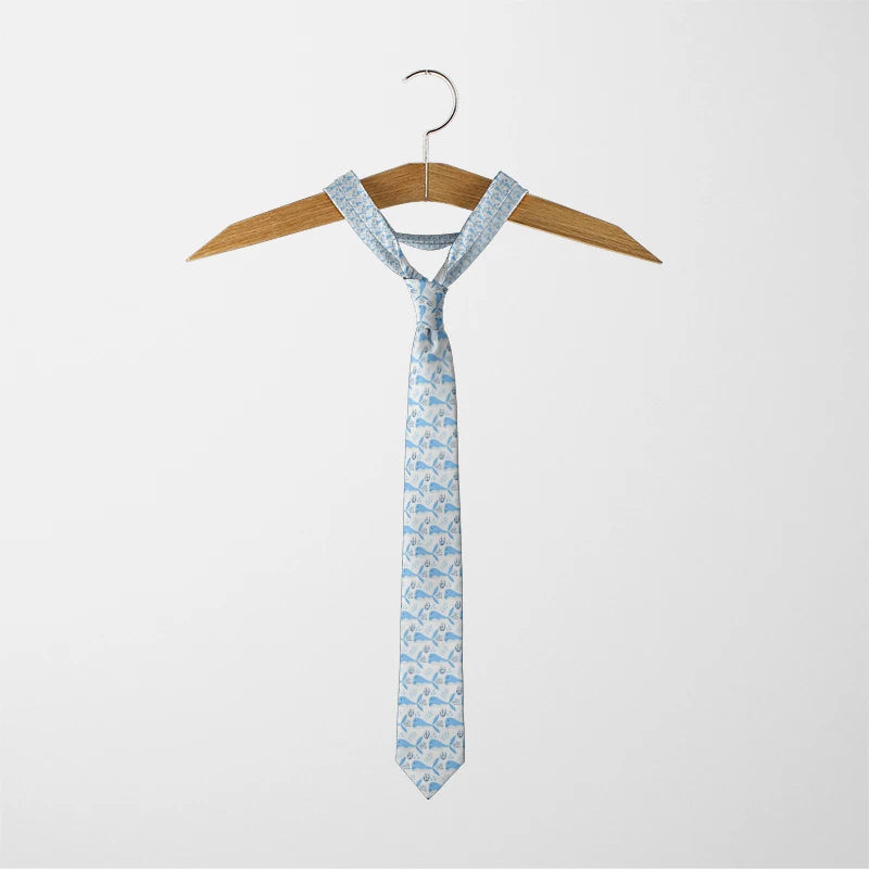 Funny Fish 3D Printed Tie Unisex Personality Business Polyester Qme