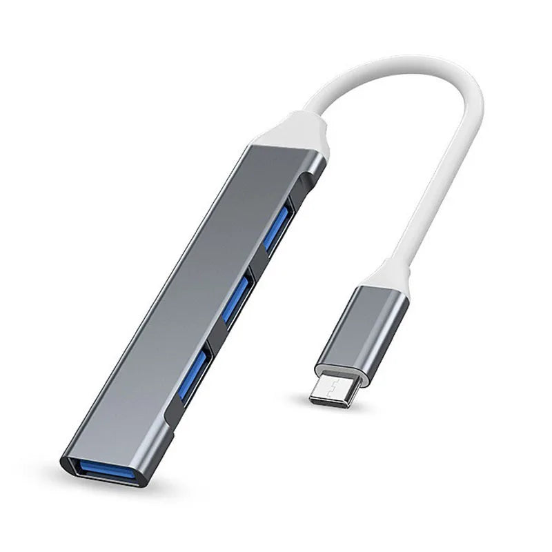 2PCS 4Port USB 3.0 Hub USB Hub High Speed type c Splitter 5Gbps For PC Computer Accessories Multiport HUB 4 USB 3.0 2.0 Ports Qme TYPE-C China Mainland
