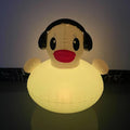 The little duck floating pool light solar RGB PVC inflatable LED pool light is suitable for garden party beach pool decoration Qme 1 piece