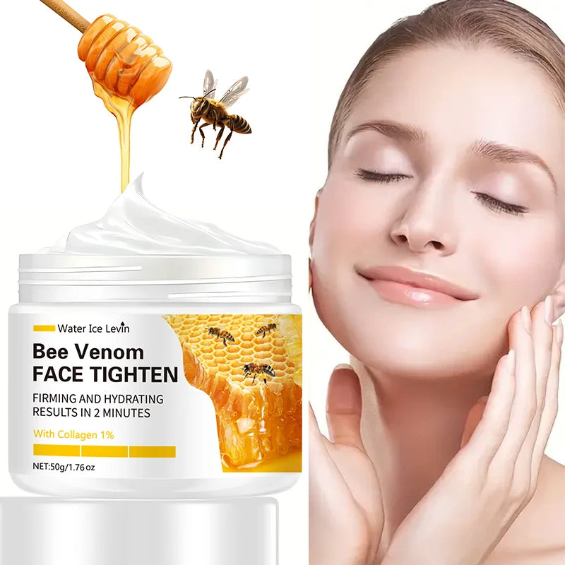 Bee Vemon Instant Facial Lifting Cream - Tightens and Lifts Skin, Smooths Fine Lines and Wrinkles | All Skin Types Qme