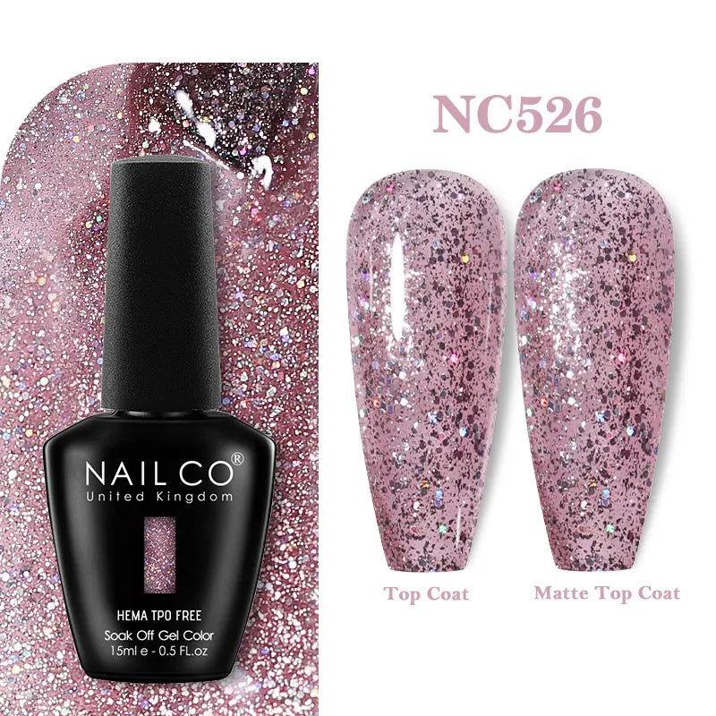 NAILCO Coat Base Gel Nail Polish Nails Art Semi Permanent Lacquer
