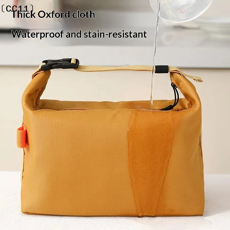 Lunch Insulated Bento Bag Aluminium Foil Lunchbox Ice Portable Dinner Qme