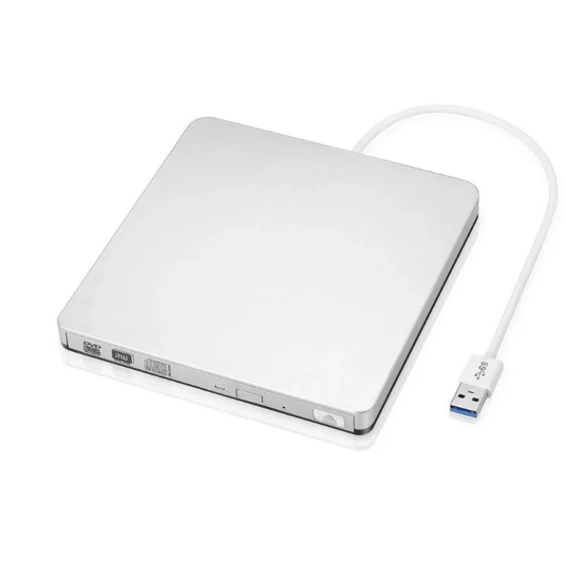 USB External Slot in DVD CD Drive Burner Case for Apple MacBook Air Pro USB adapter Convenience for you to Playing Music Movies Qme