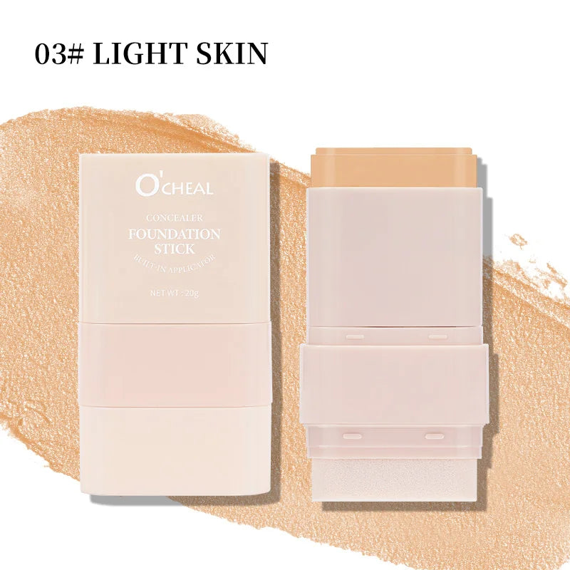 Moisturizing Foundation Make-up Stick Waterproof Concealer Qme 03 LIGHT SKIN