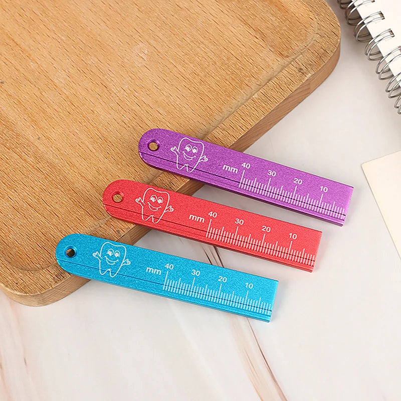 Aluminium Dental Endo Rulers Span Measure Scale Endodontic Finger Qme