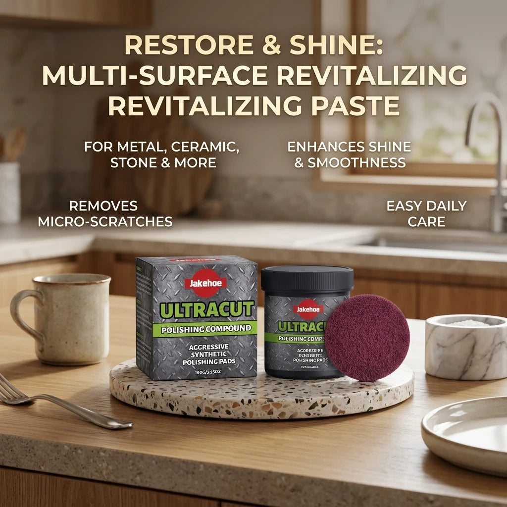 Multi-surface Polishing Cream Removing Scratches & Oxidation Stain Restoring Sleek Glossy Maintenance Metal Surface Repair Cream Qme
