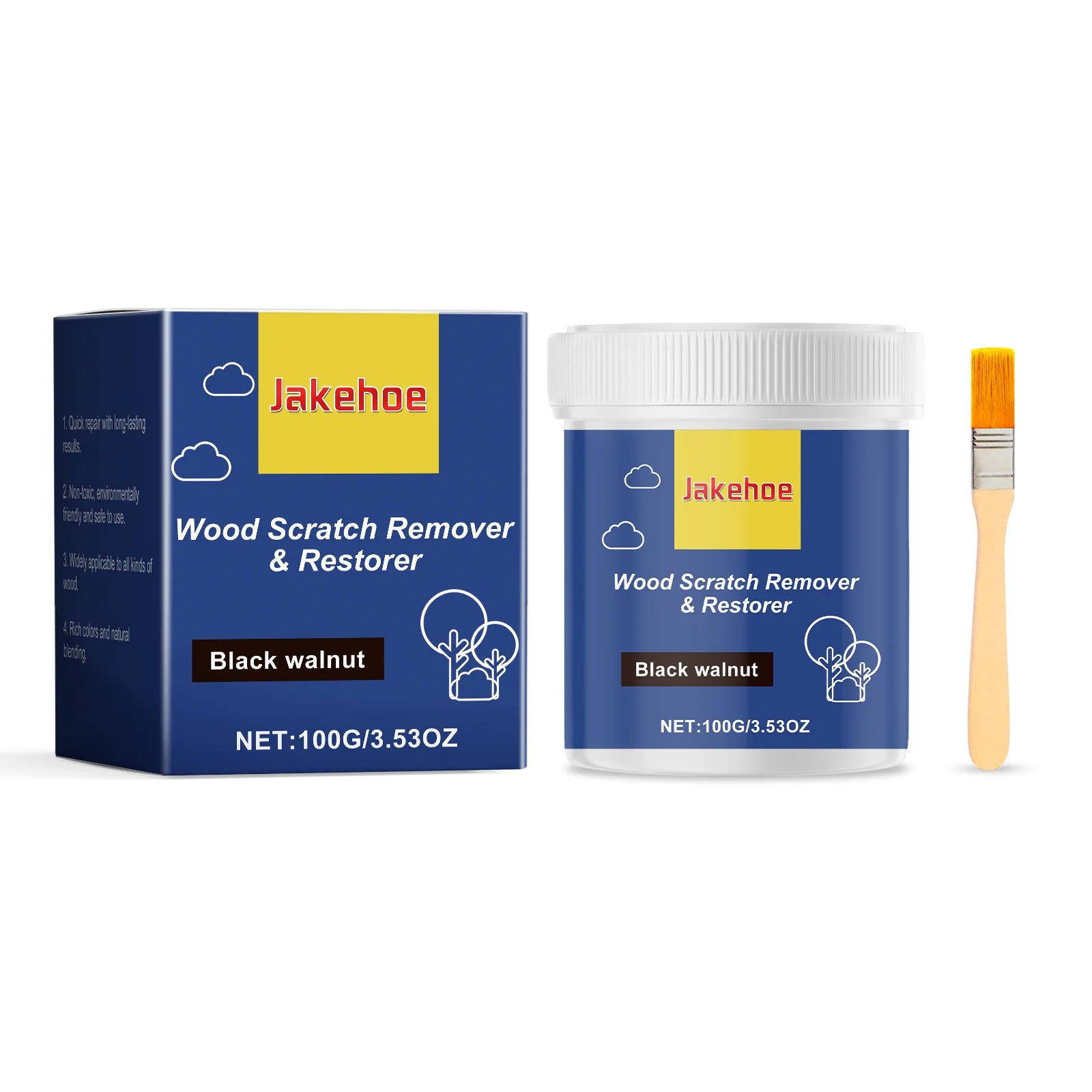 Wooden Furniture Repair Paste Floor Tile Scratches Removal Filler Polishing Furniture Refinishing Damage Furniture Touch Up Kit Qme Black Walnut Boxed