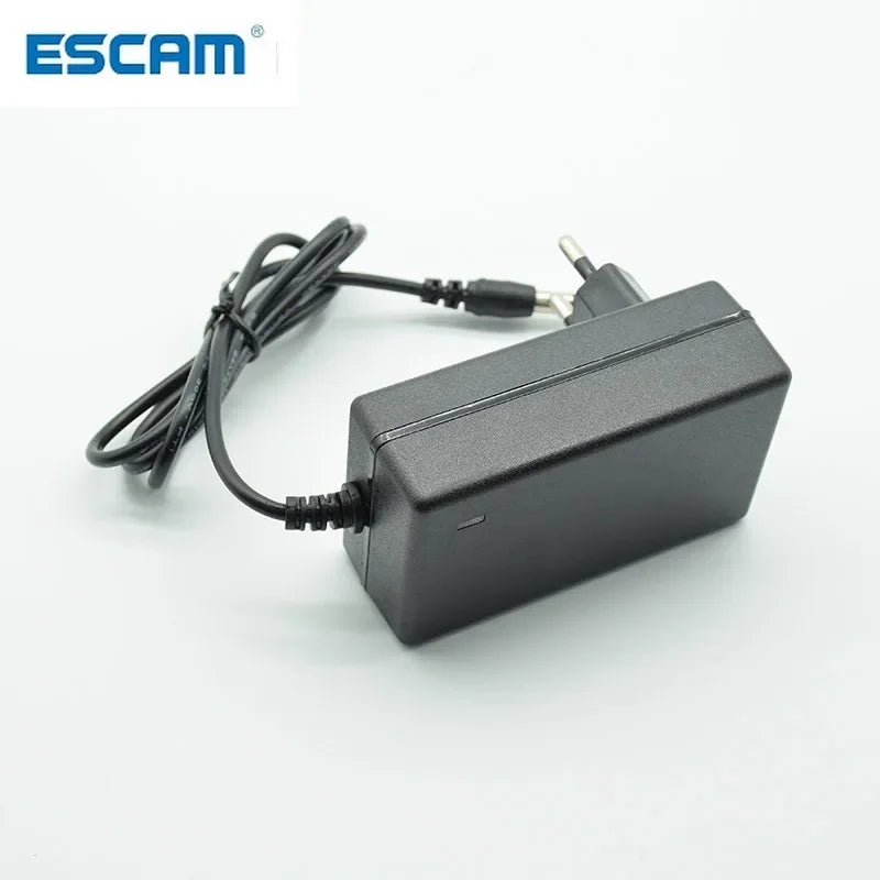 ESCAM Adapter DC 8.4V 12.6V 2A 16.8V 2A 21V 1A Power Supply Charger EU Plug 5.5mm * 2.5mm(2.1mm) 100-240V Battery Qme