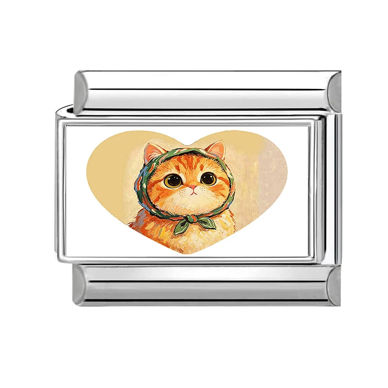 Beautiful Natural Scenery Heart Cave Pattern Shiny Zircon Italian