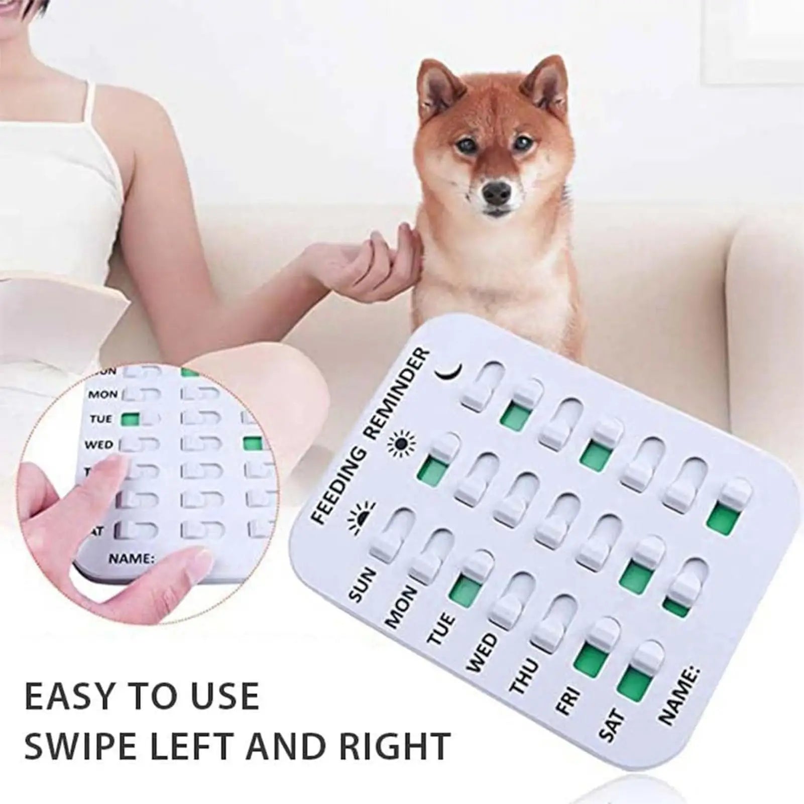 Pet Feeding Reminder Magnet Did You Feed Sticker Apartment Daily Home Qme