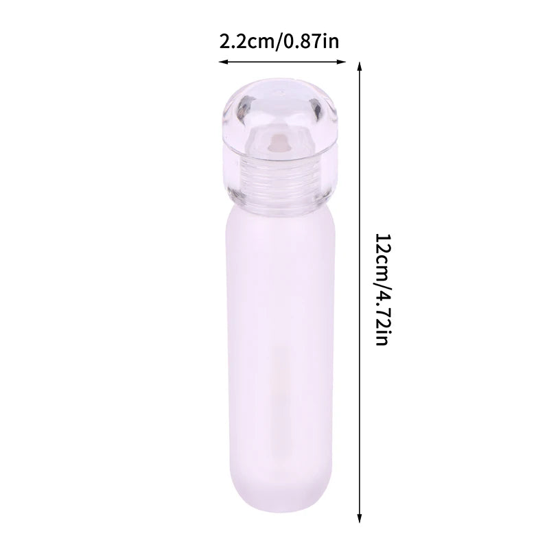 Empty Clear Lip Gloss Tube Refillable Mini Container Balm Lipstick Qme