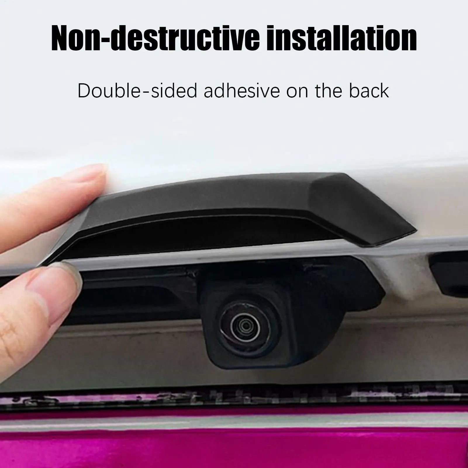 Car Rear Camera Rain Cover Backup Reverse Protective Accessories Windproof Reverse Camera Shield for Truck SUV Van Sedan Qme