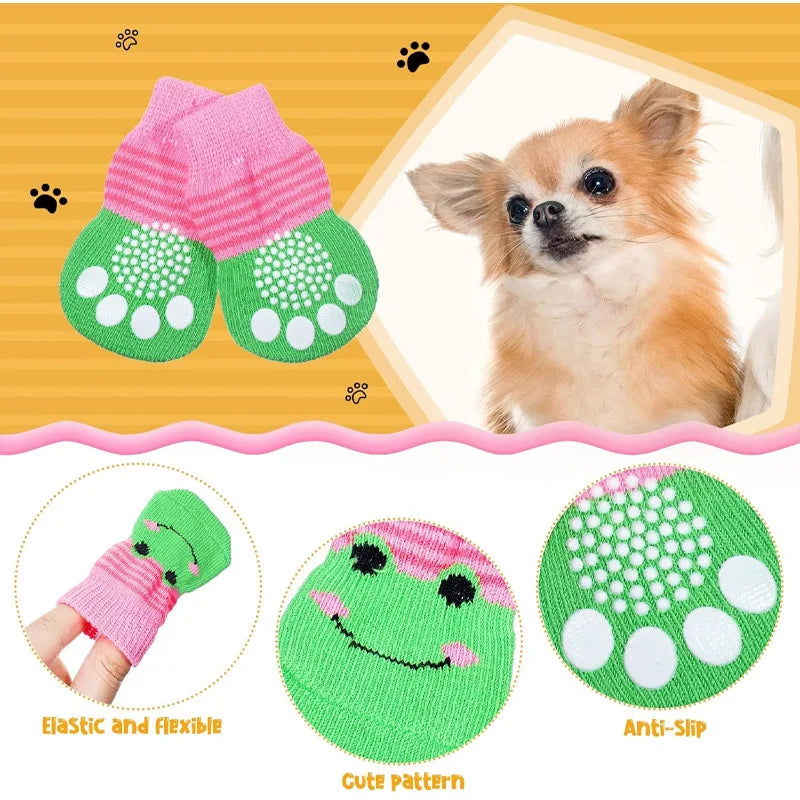 Suitable for ultra small dogs and cats, anti slip indoor pet paw protection, indoor hardwood floor wearing, multiple styles Qme