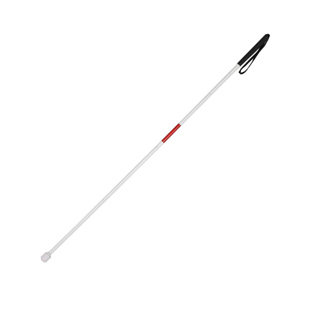 127cm 4-Sections Aluminum Alloy Folding Cane Walking Stick For The Blind Folding Cane Blind Walking Stick Folding Walking Stick Qme