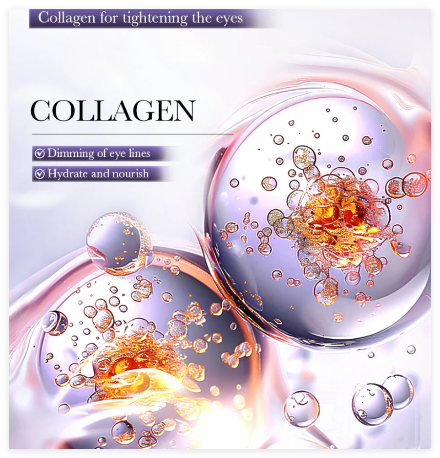 Collagen Eye Cream Faded Wrinkles Lifting Firming Fine Lines Serum Moisturizing Whitening Facial Essence Skin Care Products Qme