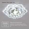 Modern LED Ceiling Light Crystal Ceiling Lamp Bedroom Chandelier Indoor Lighting For Living Room Home Decoration Led Chandelier Qme White Concealed