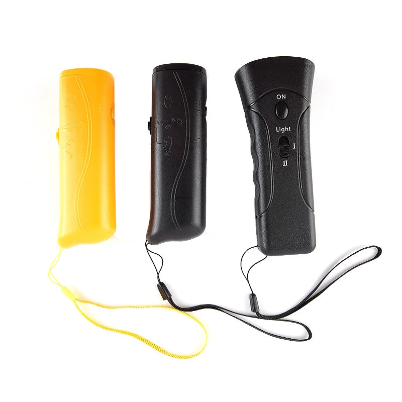 1PC Pet Dog Repeller Anti Barking Stop Bark Training Device Trainer LED Ultrasonic Anti Barking Ultrasonic Without Battery. Qme