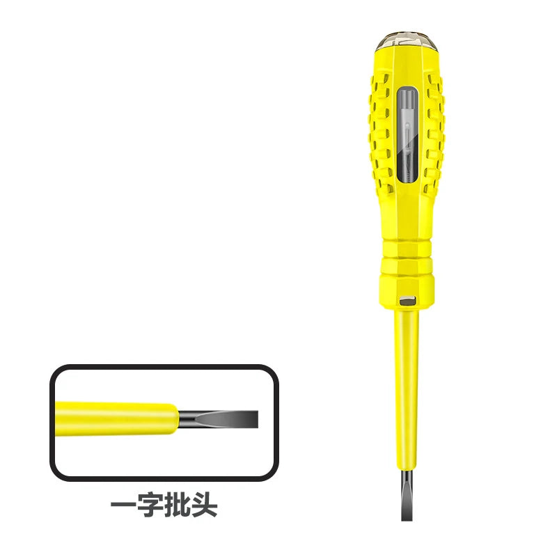 Digital Voltage Tester Pen AC Non-contact Induction Test Pencil Qme Yellow2