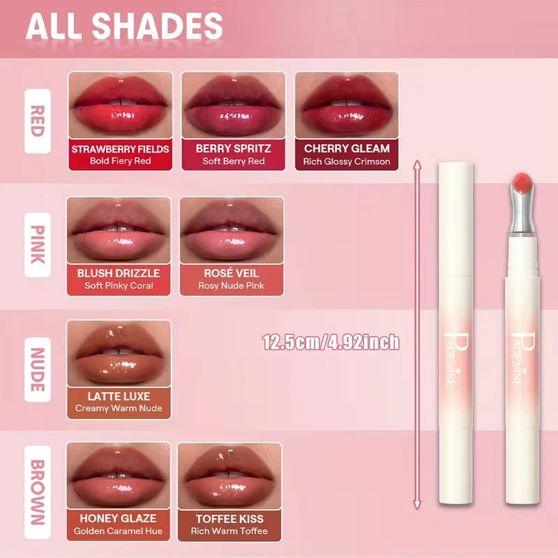 Watery Lipstick Lip Glaze Long-lasting No Smudge Nude Does Not Fade Qme