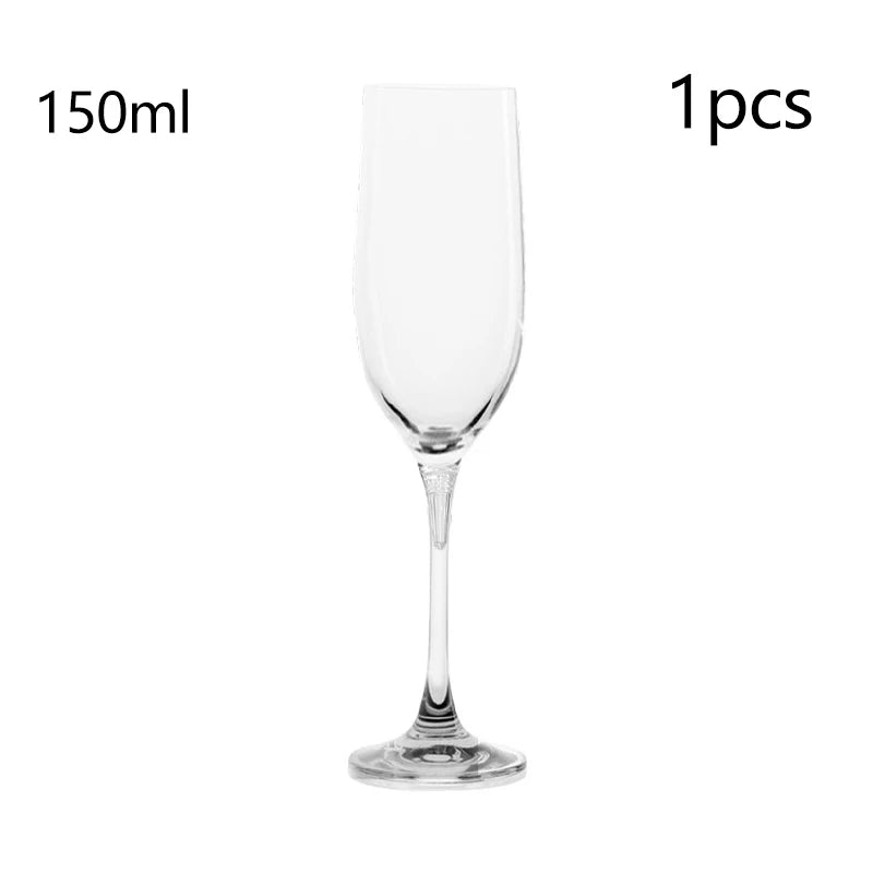 150ml Disposable Wine Cups Plastic Champagne Flutes Sparkling Champagne Bar Cups Weddings Home Party Cocktail Red Wine Goblet Qme Clear